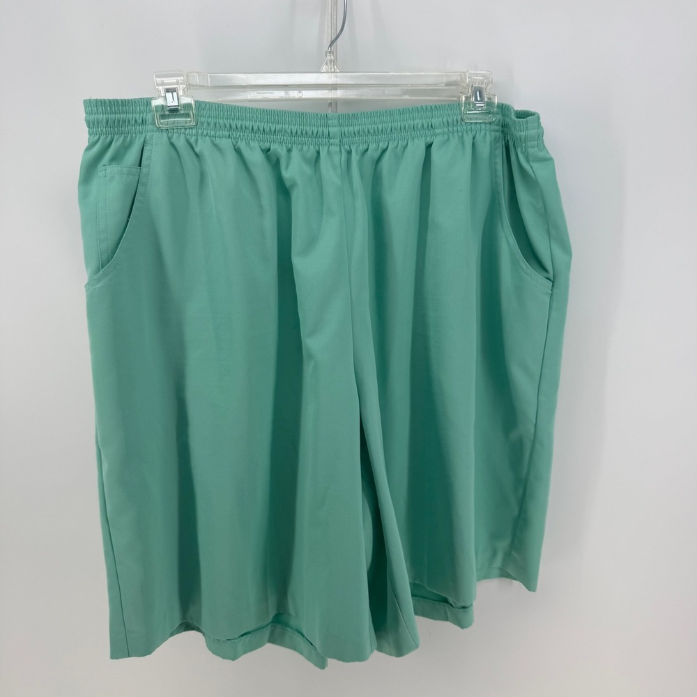 Koret Shorts Womens 20‎ Seafoam Green Elastic Waist Drawstring Casual Coastal